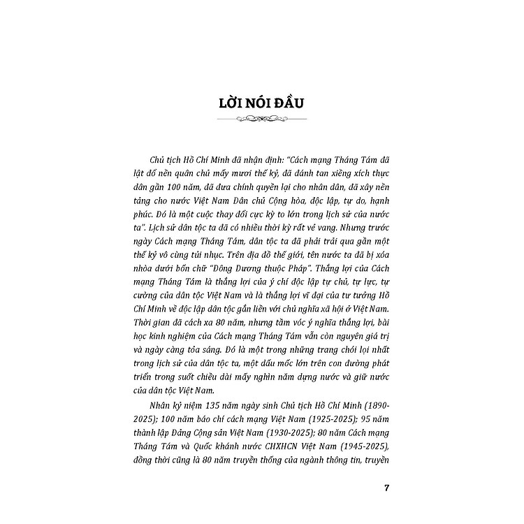 Kỷ Niệm 80 Năm Quốc Khánh Nước Cộng Hòa Xã Hội Chủ Nghĩa Việt Nam: Cách Mạng Tháng Tám Năm 1945 - Sự Kiện Và Nhân Chứng - Ảnh 3