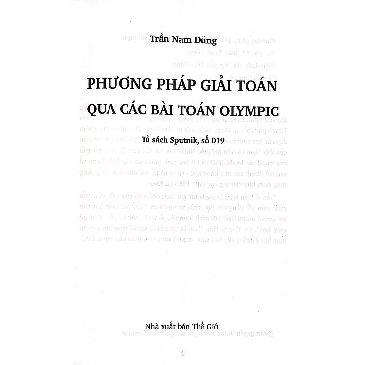 Phương Pháp Giải Toán Qua Các Bài Toán Olympic (Tái Bản 2023) - Ảnh 6