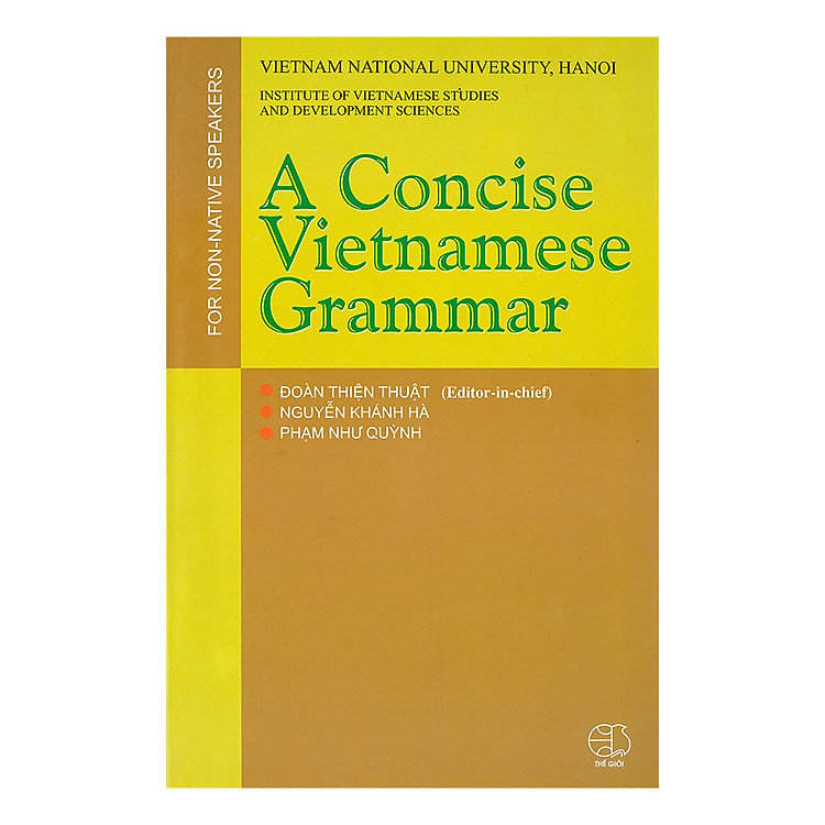 Sách A Concise Vietnamese Grammar (Ngữ Pháp Tiếng Việt Giản Yếu)