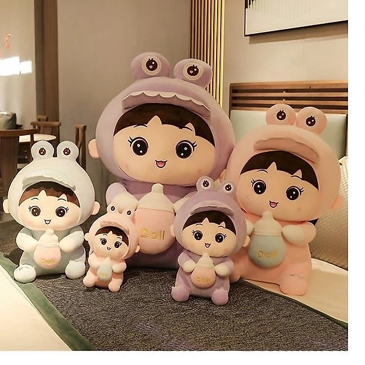 Thú nhồi bông khủng long ôm bình sữa Chính hãng Tiết kiệm - Hình ảnh 2