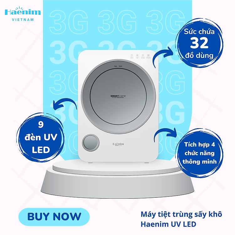 Mua Máy Tiệt Trùng Haenim UV LED 3G Chính hãng Ưu đãi