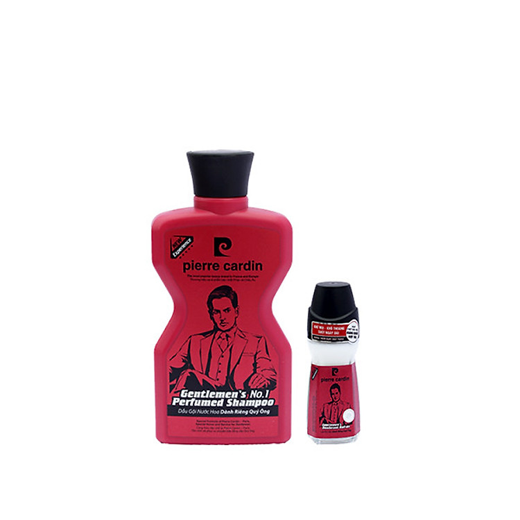 Combo dầu gội nước hoa Pierre Cardin Gentlemen 380g và Lăn khử mùi Gentlemen 50ml