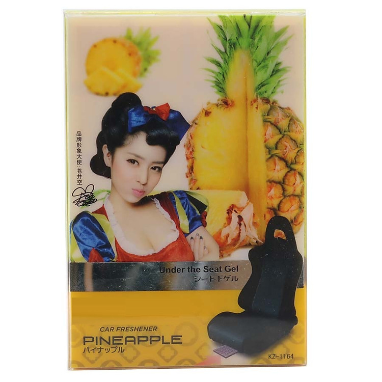 Sáp dứa thơm khử mùi trên xe ô tô