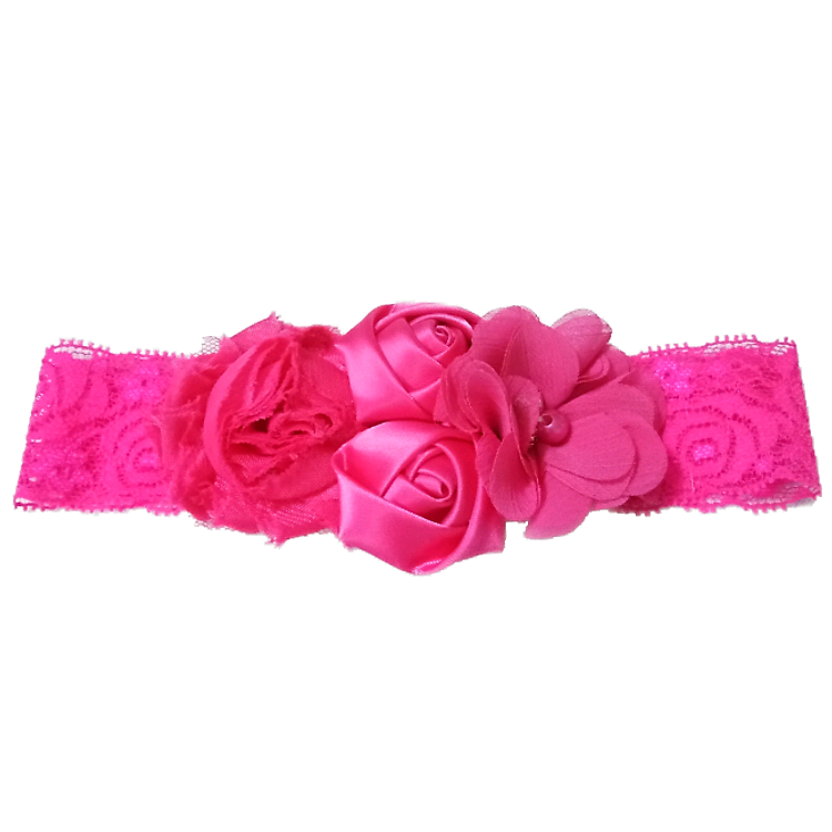 Băng đô đính hoa vải