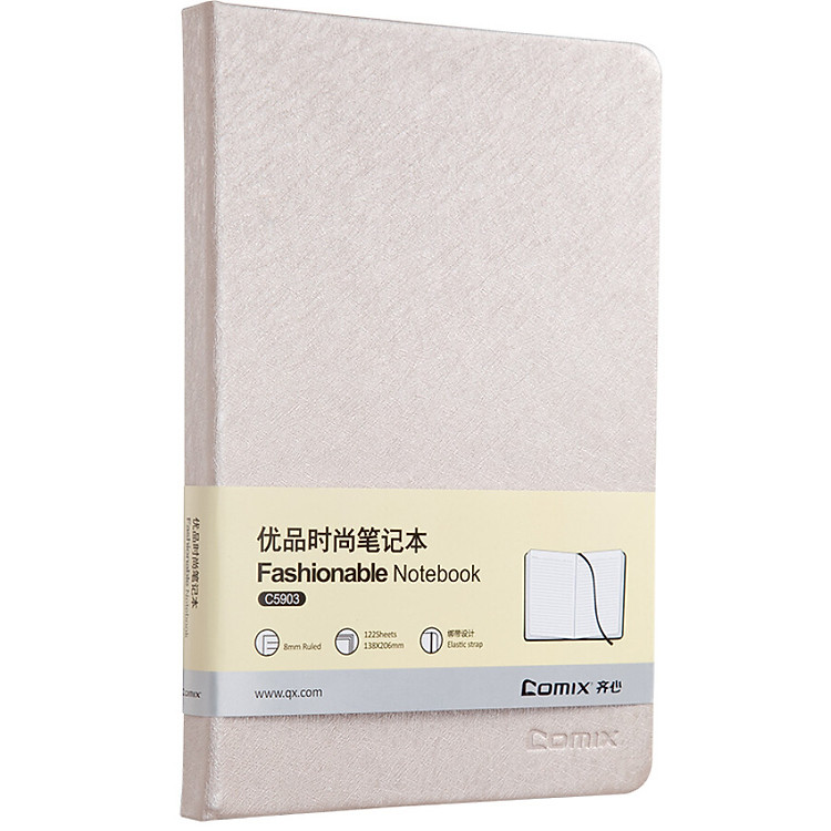 Coix A5 122 Excellent Fashion Notebook/Notepad/Diary Champagne Gold C5903