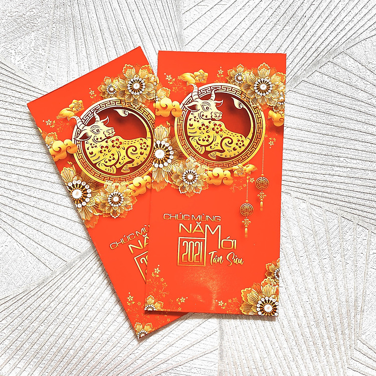 50 bao lì xì Tân Sửu 2021 - Giao mẫu ngẫu nhiên