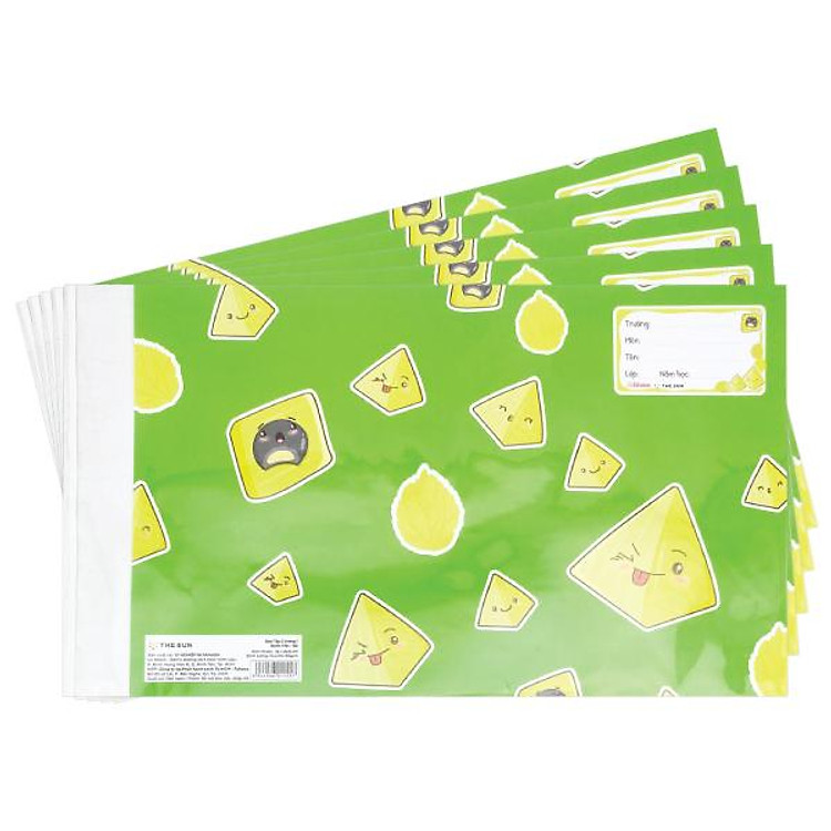Giấy Bao Tập 2 Trong 1 Bìa Kiếng (5 cái)