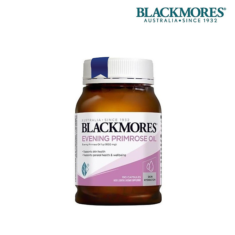 Viên Tinh Dầu Hoa Anh Thảo Hỗ Trợ Đẹp Da, Cân Bằng Nội Tiết Tố Blackmores Evening Primrose Oil Lọ 190 Viên