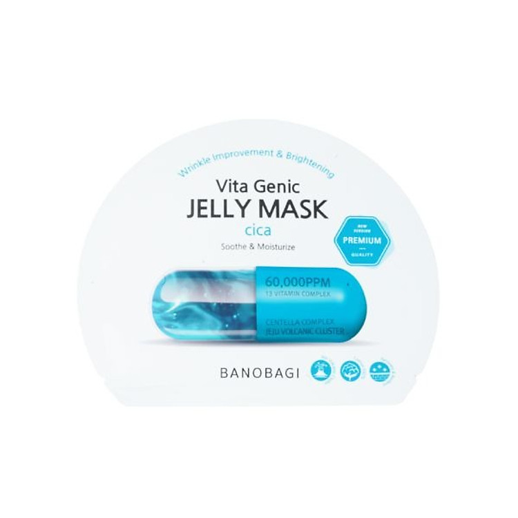 Mặt Nạ BANOBAGI PREMIUM Vita Genic Jelly Mask - cica Premium - Ảnh 2