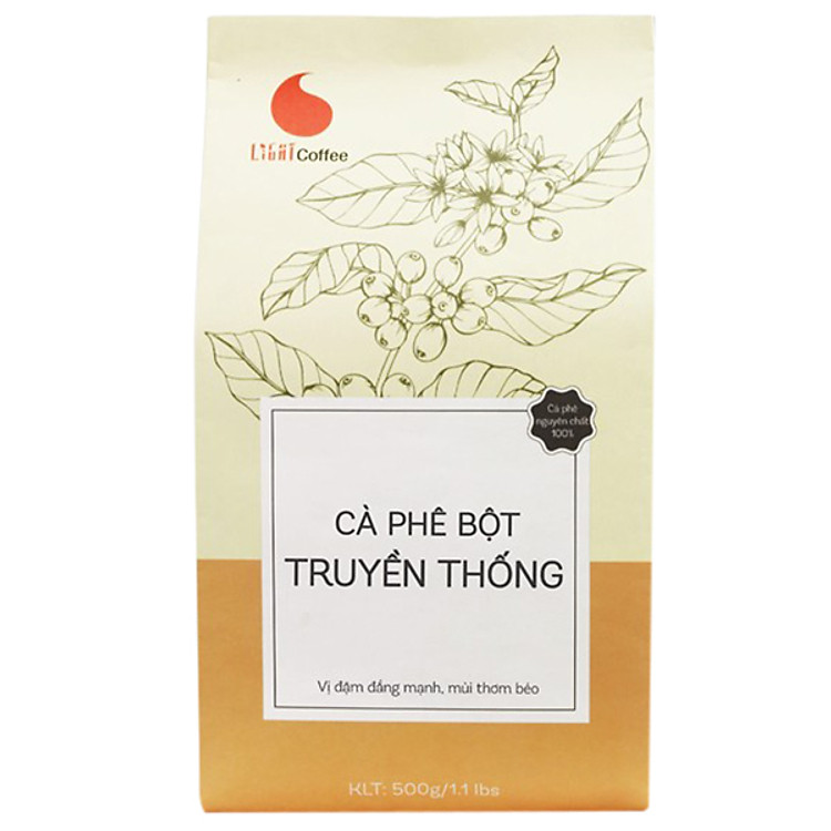 Cà Phê Bột Nguyên Chất 100% Light Coffee Vị Bơ (500g)