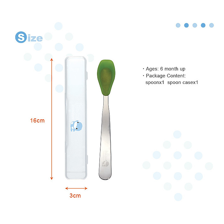 Muỗng Ăn Dặm Kuku Cho Bé Chính hãng Ưu đãi - Hình ảnh 4