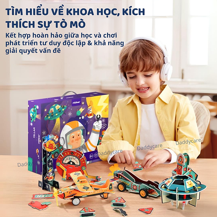 Đồ chơi lắp ghép robot vũ trụ Mideer Chính hãng Giá tốt - Hình ảnh 5