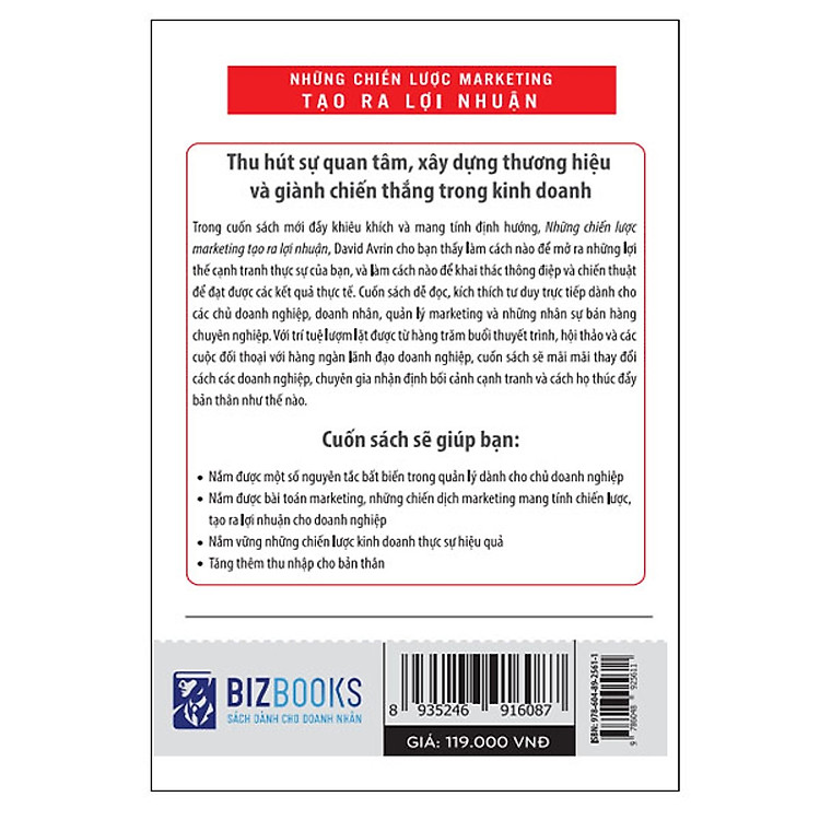 Những Chiến Lược Marketing Tạo Ra Lợi Nhuận – Tạo Dựng Lợi Thế Cạnh Tranh, Thu Hút Khách Hàng, Xây Dựng Thương Hiệu - Ảnh 2