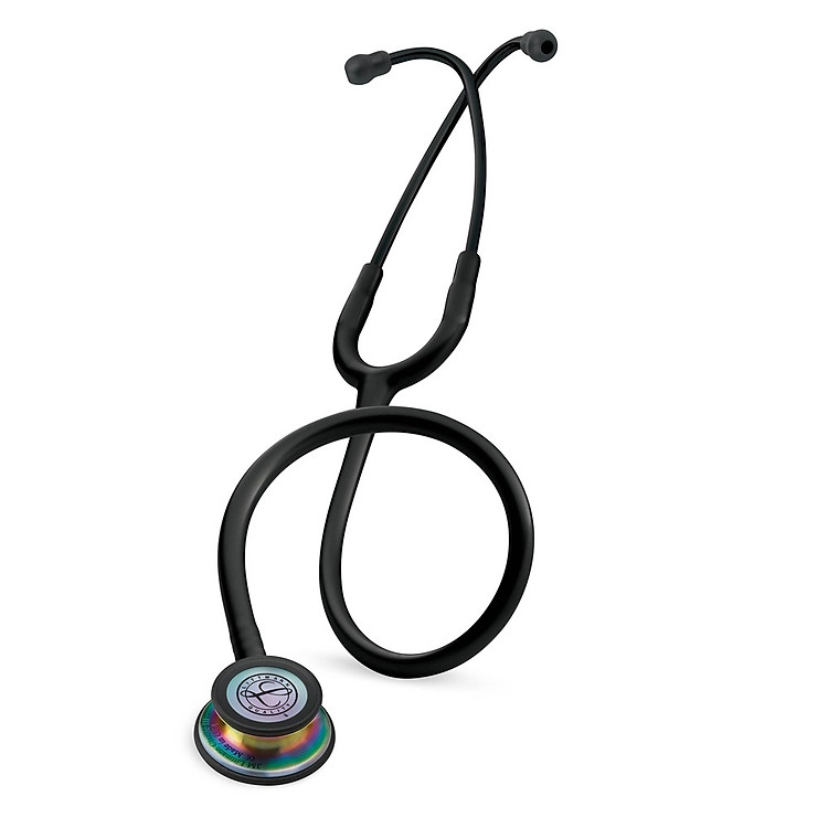 Ống nghe 3M Littmann Classic III, Màu đen, Chestpiece Rain bow 27 inch, 5870