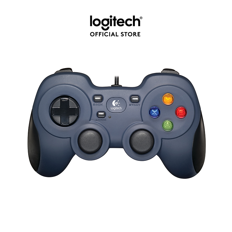 Tay cầm chơi game console có dây Logitech F310 - 4 phím di chuyển D-Pad, tương thích TV Android, dây 1.8m -Hàng chính hãng