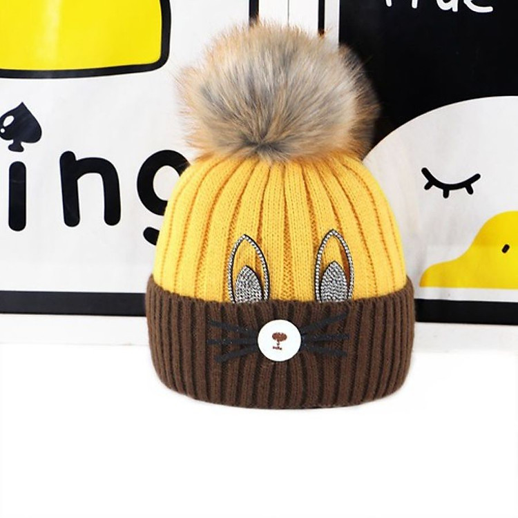 NÓN LEN MẶT MÈO CHO BÉ GÁI VÀ BÉ TRAI TỪ 2-6 TUỔI