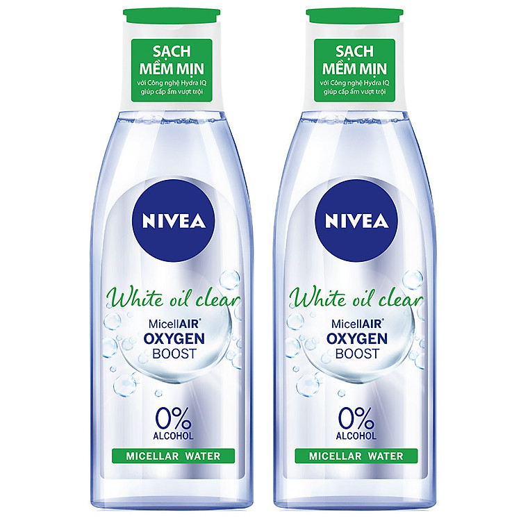 Combo 2 Nước Tẩy Trang Giúp Kiểm Soát Nhờn Và Mụn Nivea Make Up Clear (125ml*2)