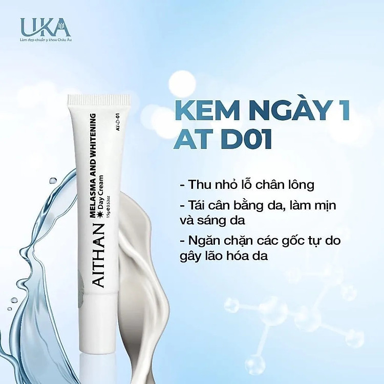 Bộ Trị Nám Aithan Melasma And Whitening (Set 4 Món)