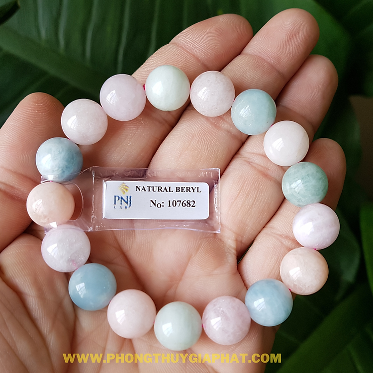 Vòng tay đá Berly cao cấp kèm chứng thư