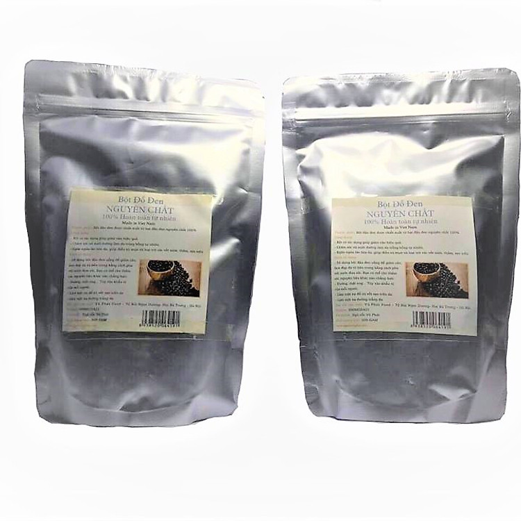 Combo 2 bịch bột đỗ đen Vũ Phát- 500 gam/bịch