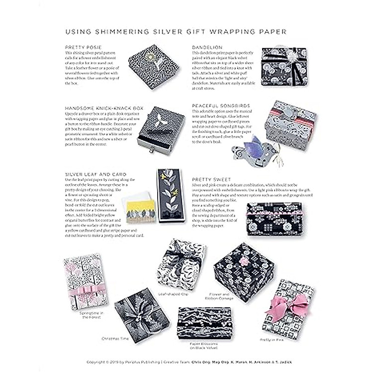 Shimmering Silver Gift Wrapping Papers - Ảnh 3
