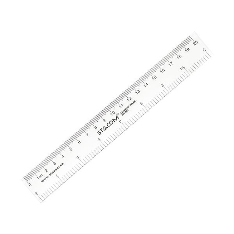 Thước Nhựa 20 cm Stacom SR020