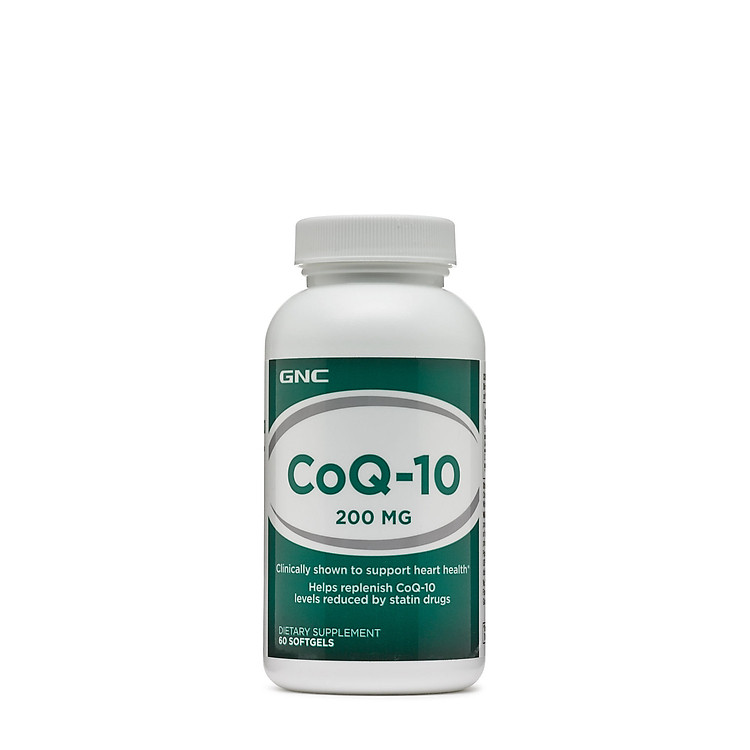 Thực Phẩm Chức Năng Hỗ trợ tim mạch GNC CoQ - 10 200mg chai 60 viên