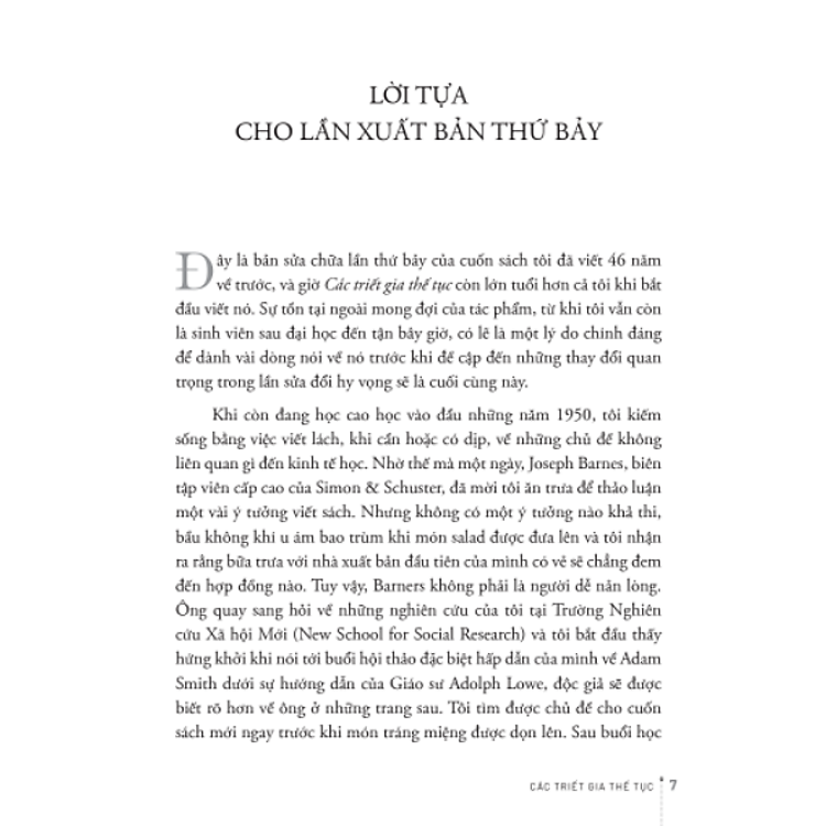 Các Triết Gia Thế Tục - Cuộc Đời, Thời Đại Và Tư Tưởng Của Các Nhà Kinh Tế Vĩ Đại - Ảnh 6