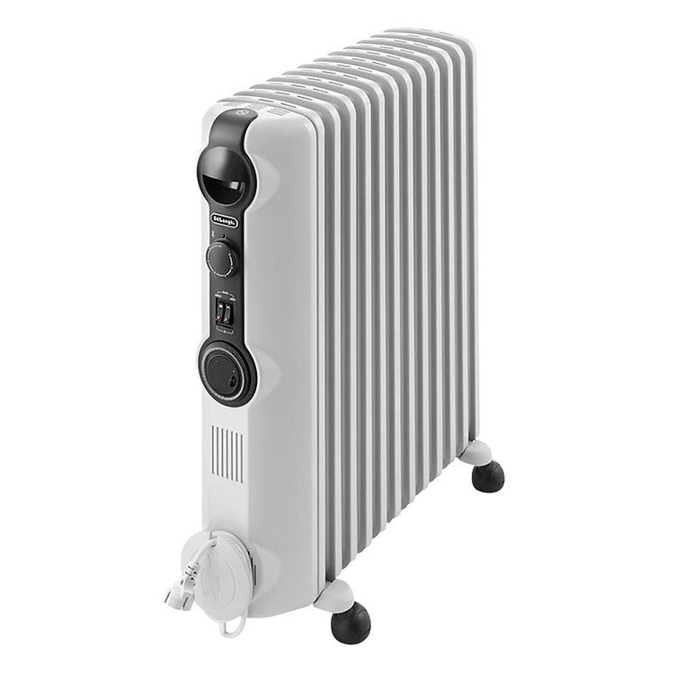Máy Sưởi Dầu 12 Thanh Delonghi TRRS 1224T (2400W) - Trắng - Hàng Chính Hãng
