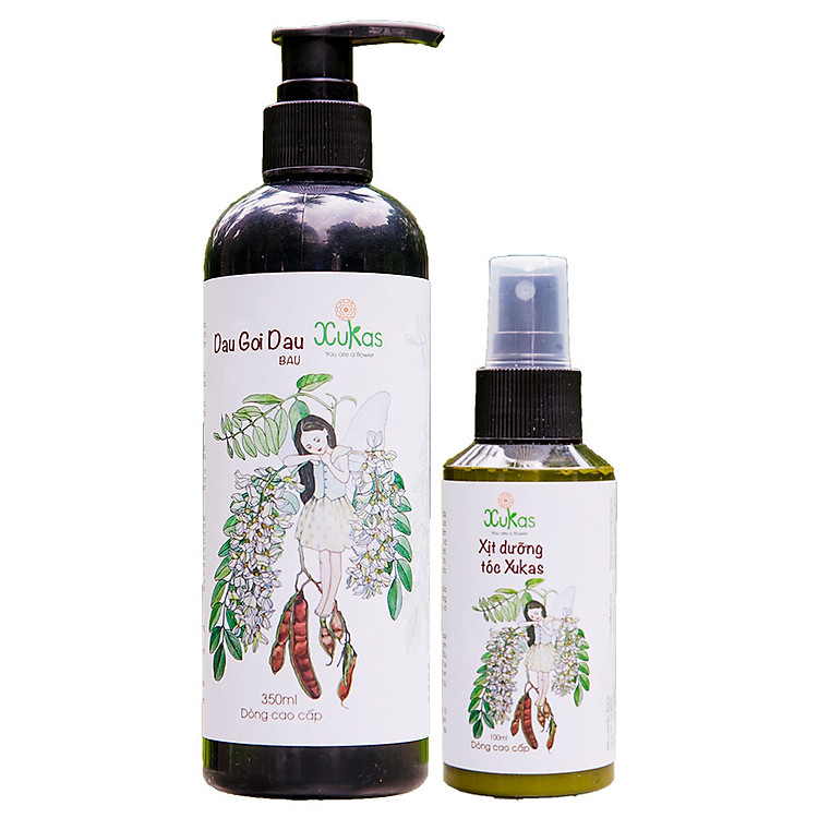 Bộ Xukas thảo dược - Ngăn rụng tóc & kích thích mọc tóc