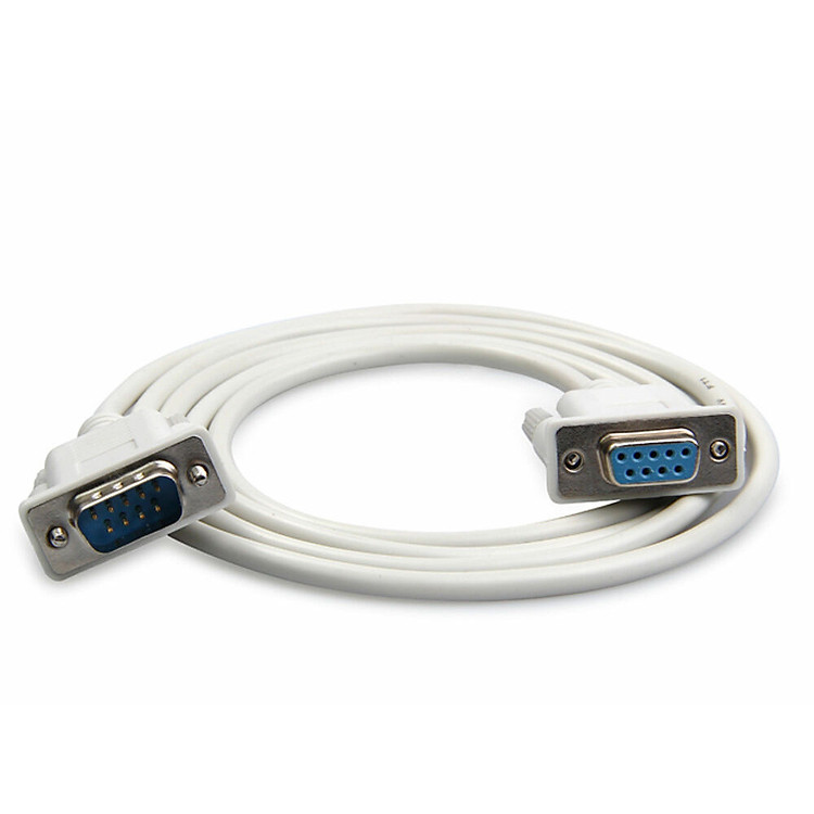 Cáp RS-232 (COM) có 9 chân từ đực sang cái dài 1,2 mét (9-pin Male Sang Female DB9 9pin PC) dùng để kết nối PC với máy trong công nghiệp, máy tự động hóa, thiết bị y tế…