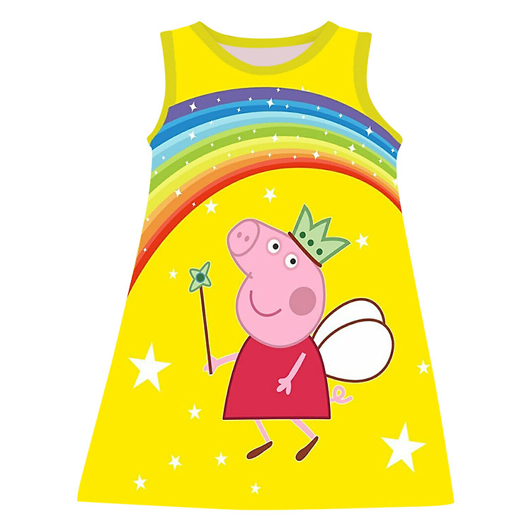 Đầm Bé Gái Heo Peppa Bonchop Kiểu D - DBG-8597660D