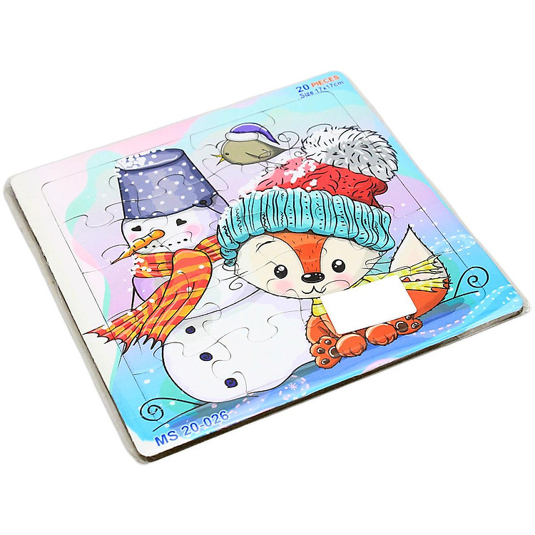 Bộ Xếp Hình Puzzle Cáo Nhỏ Mùa Đông Chính hãng Tiết kiệm - Hình ảnh 5