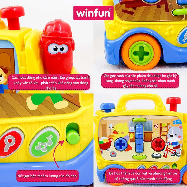 Đồ Chơi Xe Tải Winfun 0795-01 Chính hãng Giá tốt - Hình ảnh 4