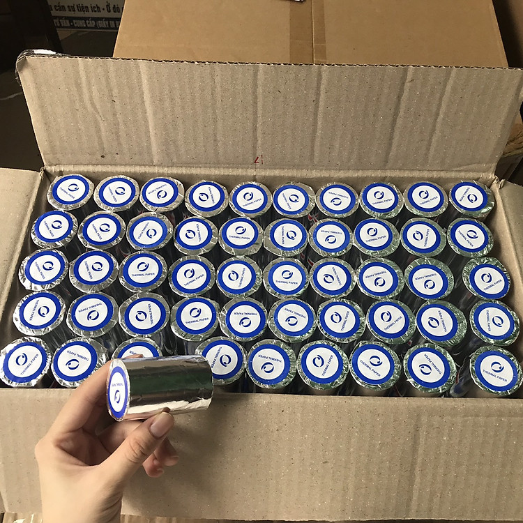 100 Cuộn Giấy In Hóa Đơn K57 Phi 38, K57 Phi 45, K80 phi 45 Cho Máy In Nhiệt tùy chọn - Hàng chính hãng