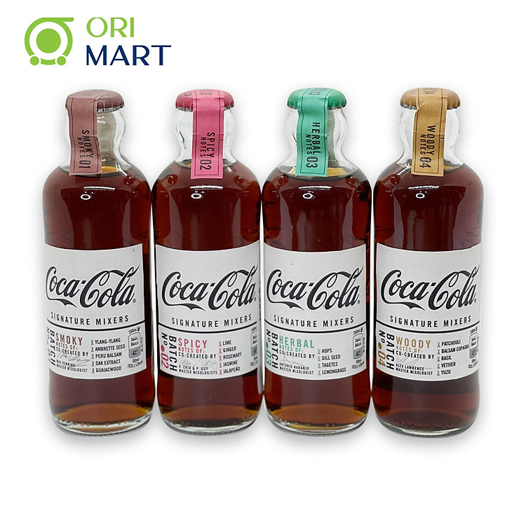 COMBO COCA-COLA SIG MIXERS 4 VỊ ( CHAI 200ml)