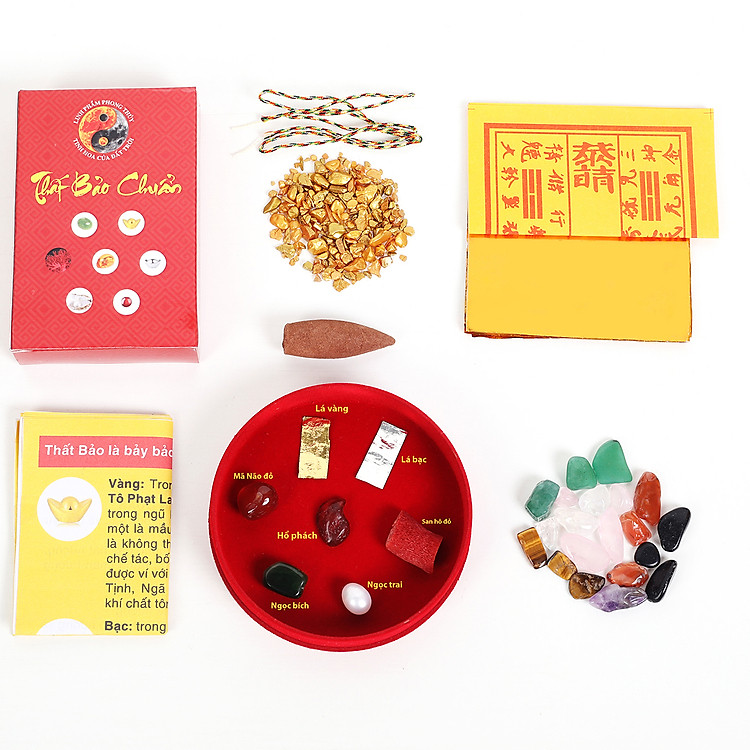 Combo 1 - Gói thất bảo chuẩn - Cốt bát hương Thần tài Gia tiên