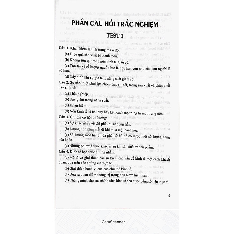 500 Câu Hỏi Trắc Nghiệm Kinh Tế Học Vĩ Mô - Ảnh 4