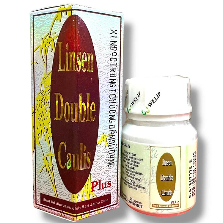 Viên uống đau nhức xương khớp Linh tiên song đằng tố - Linsen Double Caulis Plus xuất xứ Malaysia - Hộp 20 Viên - Mã số 1505