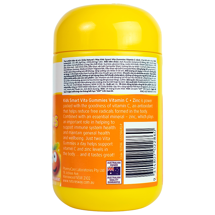 VITA GUMMIES Kẽm & Vitamin C cho Trẻ Hàng chuẩn Giá rẻ - Hình ảnh 2