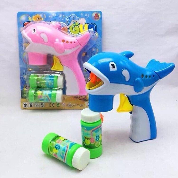 Mua Đồ chơi bắn bong bóng cá heo cho bé Chính hãng Tiết kiệm - Hình ảnh 4
