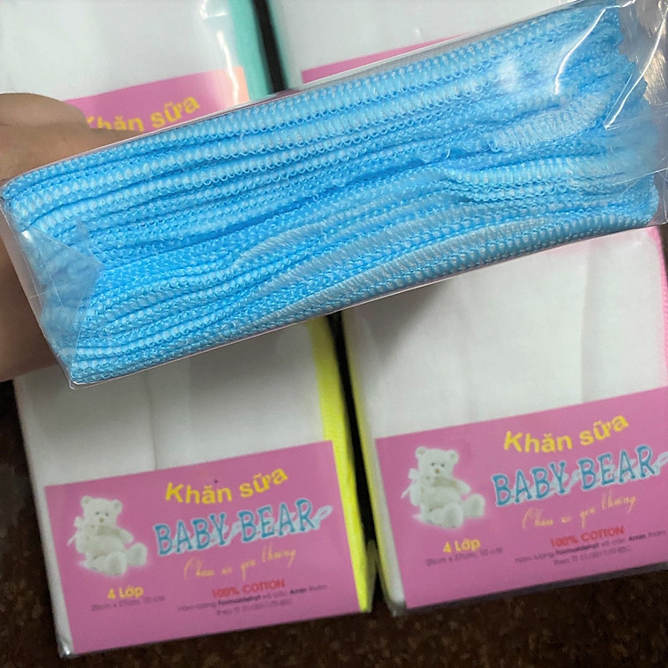 Mua Túi Khăn Sữa Baby Bear 4 Lớp Chính hãng Giá rẻ - Hình ảnh 2