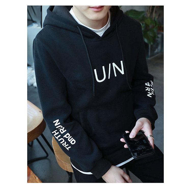Áo hoodie nam ấm áp in hình cá tính mẫu Hot thu đông