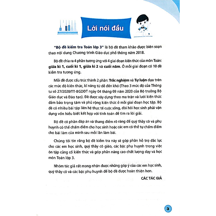 Bộ Đề Kiểm Tra Toán 3 - Tập 1 - Ảnh 4
