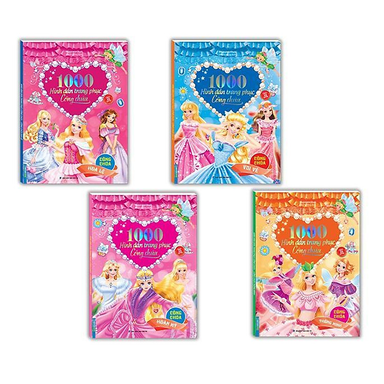 1000 Hình Dán Trang Phục Công Chúa