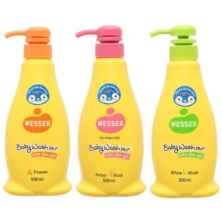 Sữa Tắm Gội Wesser 2in1 cho Bé Chính hãng Ưu đãi - Hình ảnh 5