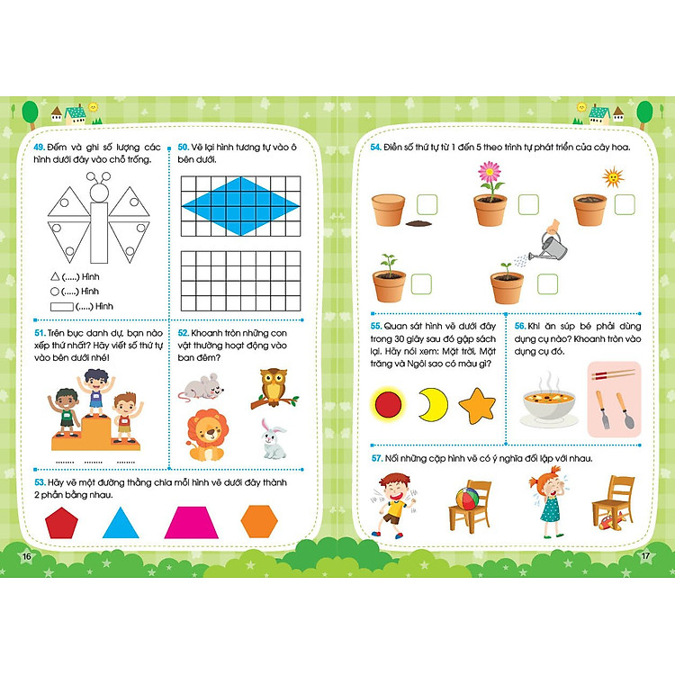 Sân Chơi Trí Tuệ - Trò Chơi Tư Duy Rèn Luyện Não Trái Não Phải Dành Cho Trẻ Từ 3-6 Tuổi - Ảnh 6