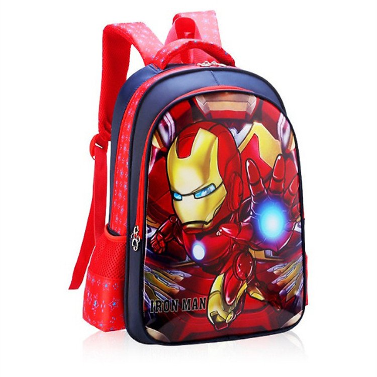 Ba lô mẫu giáo, học sinh cấp 1 siêu nhẹ, chống thấm nước - Người sắt