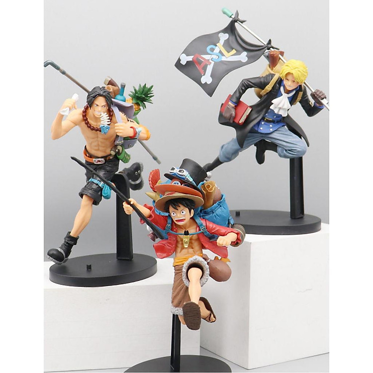 Mô Hình Bộ 3 Luffy Sabo ACE (19-21cm) - Ảnh 5