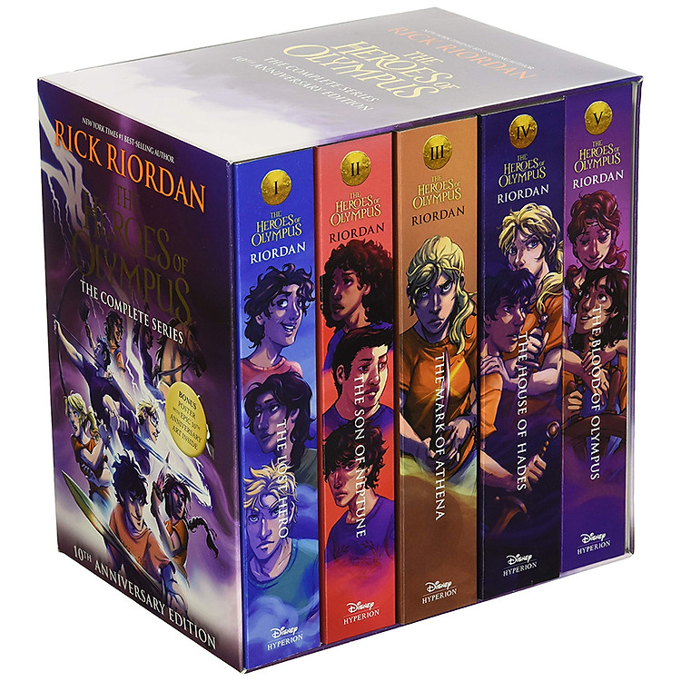 Sách The Heroes Of Olympus Paperback Boxed Set